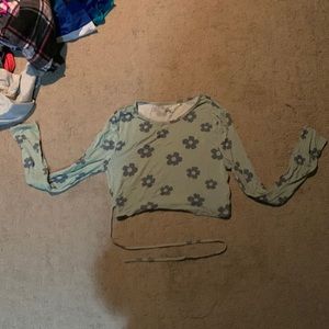 PacSun green flower top